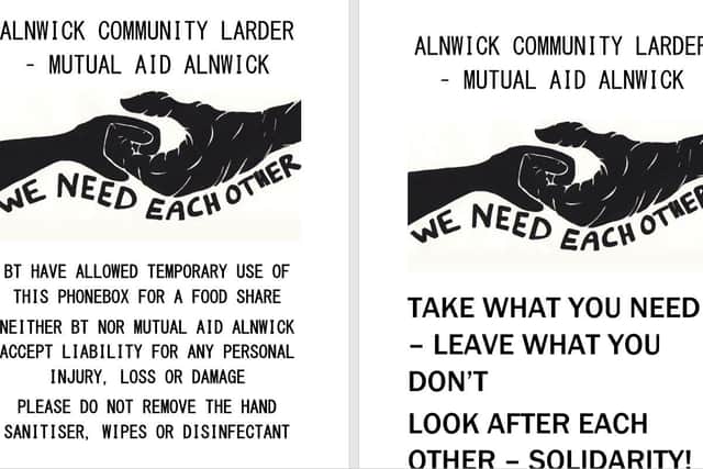 Alnwick community larder.
