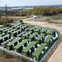 A battery storage facility similar to delayed West Sleekburn proposal. (Photo by Enviromena)