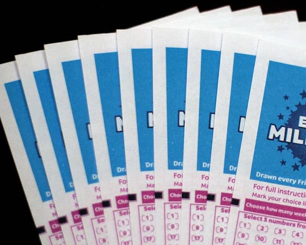 A EuroMillions winning lottery ticket was bought in Northumberland. Picture: SHAUN CURRY/AFP via Getty Images)