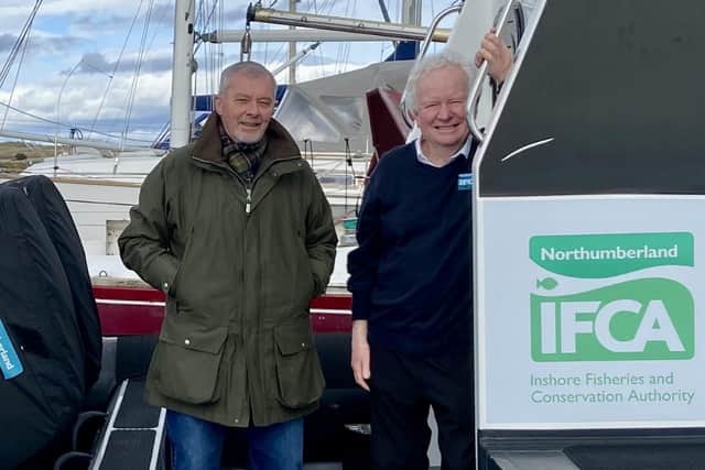 NIFCA chairman Les Weller (left) and chief executive Mike Hardy (right).