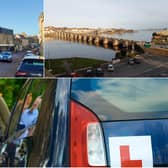 Alnwick and Berwick are among the easiest places to pass a driving test, data reveals.
