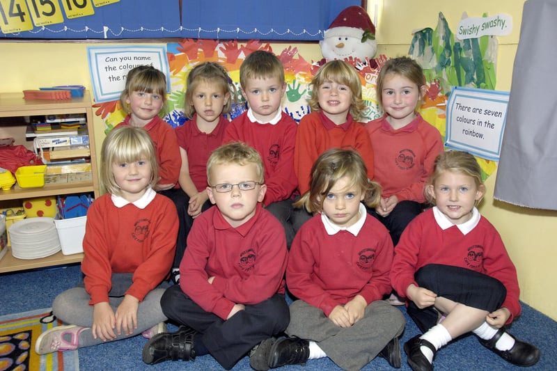 Whittingham First School new starters in September 2007.