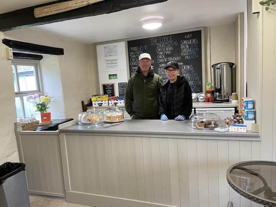 Anthony and Kelly in the new cafe at Langley Dam. Picture: Bob Smith