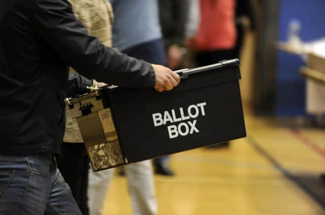 A ballot box at a previous election.