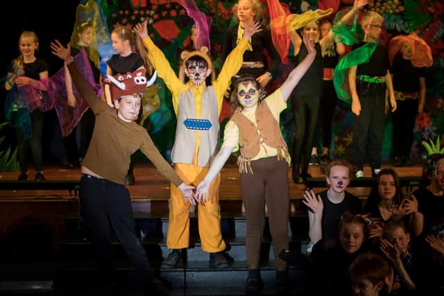 Pupils at Chantry and Newminster Middle Schools performed The Lion King Junior Musical to sell-out audiences. Picture by Halo Photography Studio, Blyth.