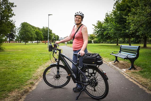 Natalie found using an e-bike was less tiring than walking, helping to speed up her long Covid recovery.