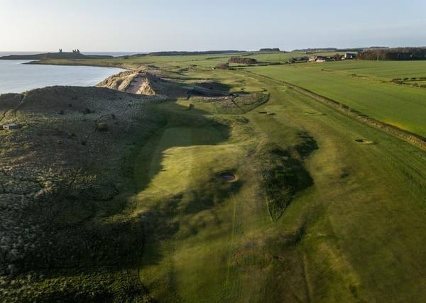 Sitting in the shadow of Dunstanburgh Castle, the number 3 ranked course designed by James Braid wraps around the magnificent Embleton Bay. Visit https://www.dunstanburgh.com/ for more.