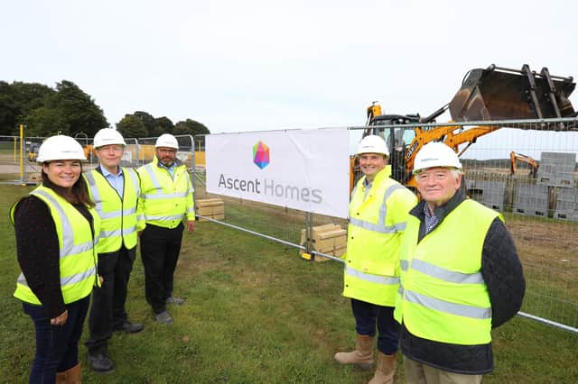Ascent Homes has started work on phase one at the Whinney Hill site.