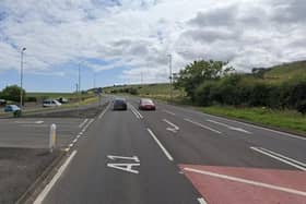 The incident happened south of Burnmouth. Picture of junction for Burnmouth in July 2023 from Google.