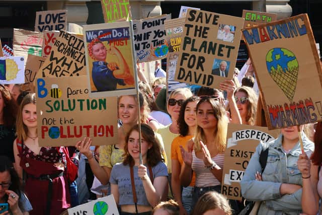 Climate change activists stage a major protest in Newcastle. Photo: NCJ Media.