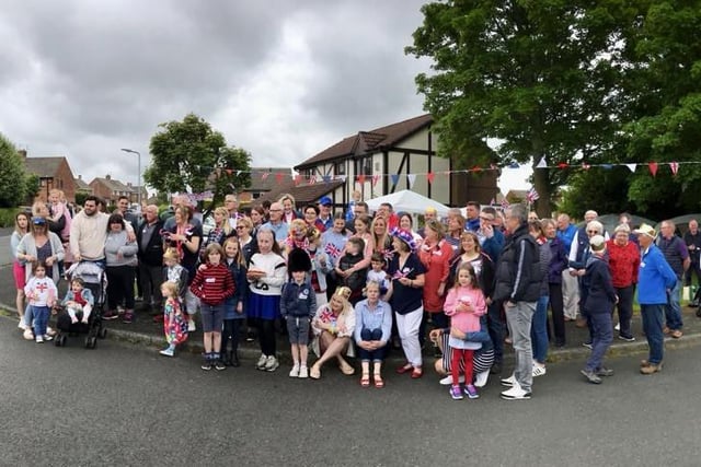 More than 100 residents of Springhill attended the jubilee celebrations.