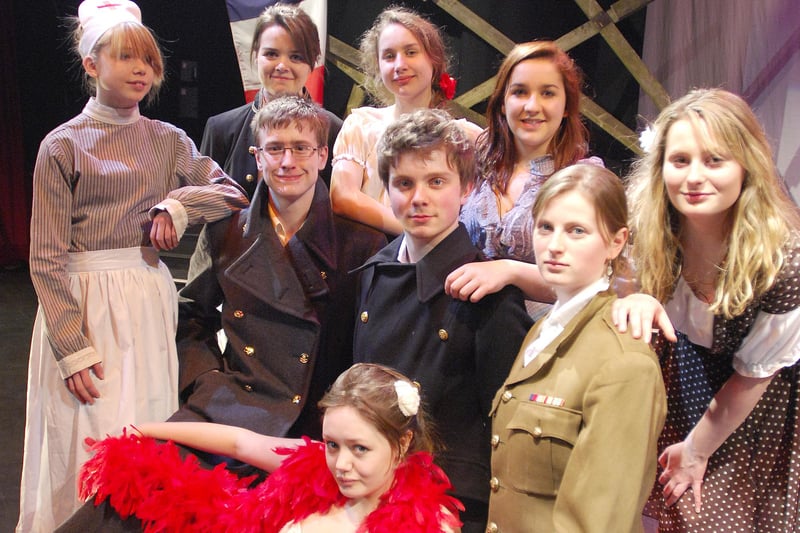 The Duchess's High School cast of Oh What A Lovely War in March 2009.