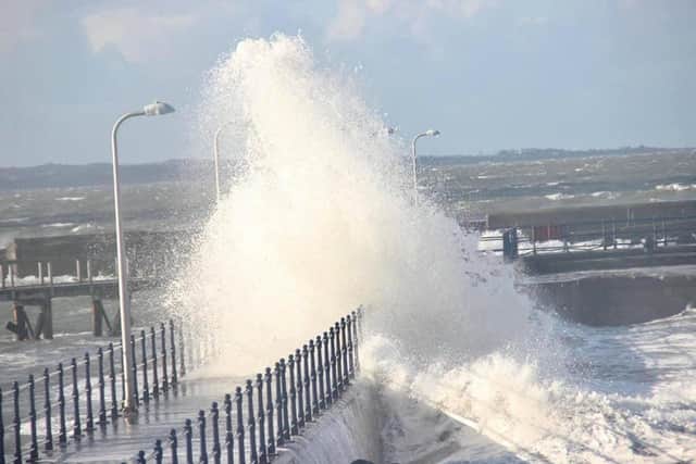 Photos shared by Amble Coastguard Rescue Team show how rough the sea was during Sunday, May 10.