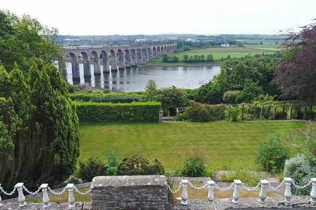 The view over the River Tweed and Royal Border Bridge.