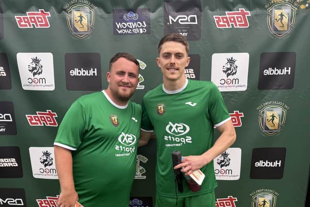 Kyle Stephenson and Luke Littler