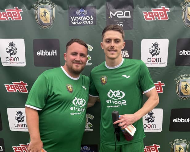 Kyle Stephenson and Luke Littler