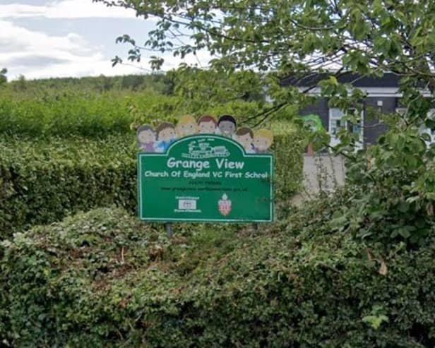 A proposal to erect a new single-storey modular-designed facility at the Grange View First School site in Widdrington Station has been approved. Picture by Google.