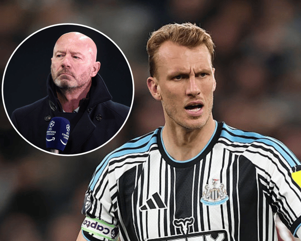 Dan Burn and Alan Shearer