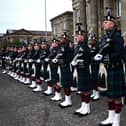 An historic event to grant the Freedom of South Lanarkshire to the Royal Regiment of Scotland (SCOTS) earlier this year. Picture by John Devlin.