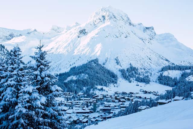 Lech, an Austrian winter winterland