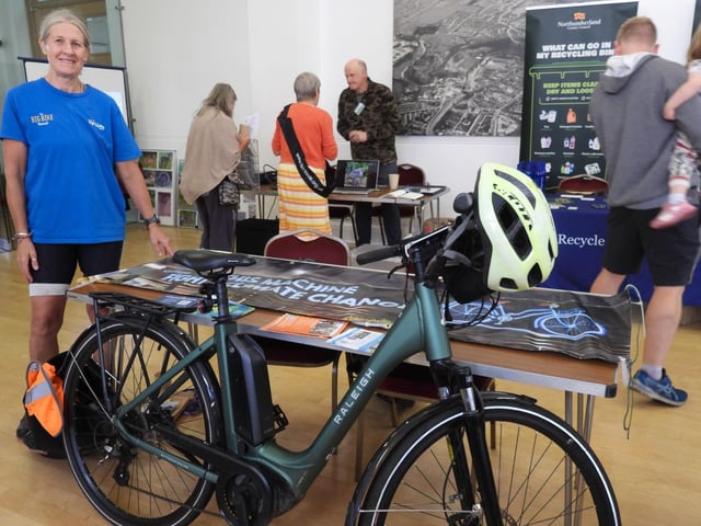 One of the stalls at the Community Fair.