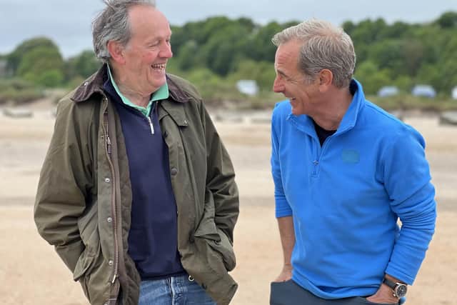 Robson visits Alnmouth in episode one with Auf Wiedersehen, Pet star Kevin Whately as his special guest. Picture: Zoila Brozas