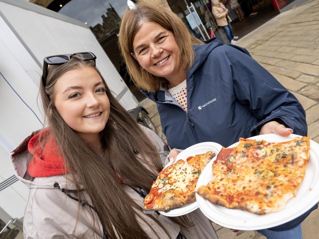 Pizzas proved popular.