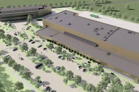 A CGI of the new innovation and technology centre Moderna plans to build in Oxfordshire.