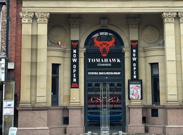 The new Tomahawk Steakhouse in Morpeth is scheduled to open its doors at 4 Market Place in late September.
