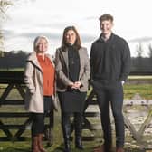Victoria Pritchard, regional manager at SUEZ recycling, Vicki Mordue, founder of Biodiverse Consulting, John Aynsley, strategic land buyer at Barratt Developments North East. Picture: Lee Dobson Photography