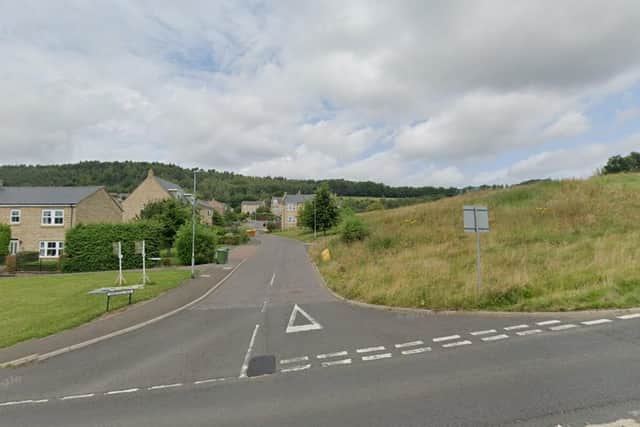 Whitton View in Rothbury and the proposed development site to the right. Picture: Google
