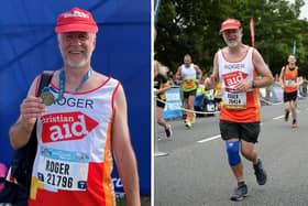 Roger Mills will take part in the 13.1-mile event from Newcastle to South Shields on Sunday. Pictures are from previous Great North Runs.
