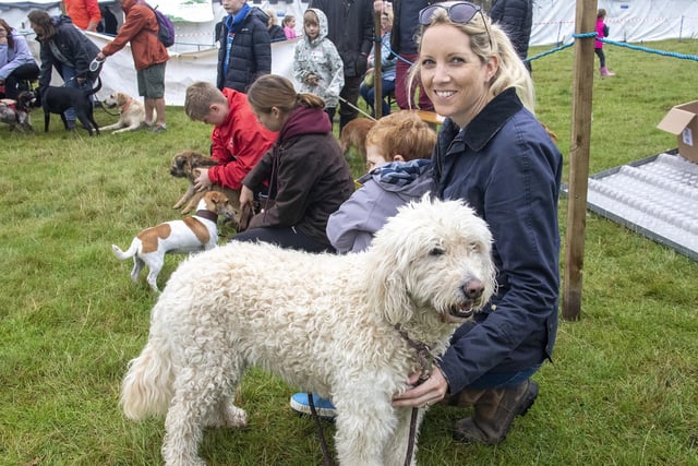 The dog show proved popular.