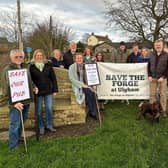 Anne-Marie Trevelyan visited Ulgham last Friday to show her support for the community campaign to save The Forge Inn.