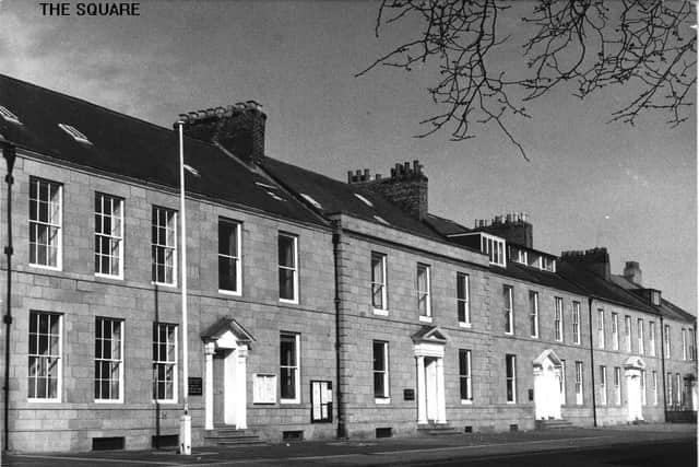 In the 60s and 70s this side of Northumberland Square were council offices, now they are back to houses.