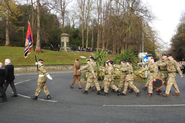 A number of young people took part in the parade.