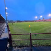 Morpeth Town held hosts Workington to a draw in a game played in atrocious conditions. Picture: Morpeth Town