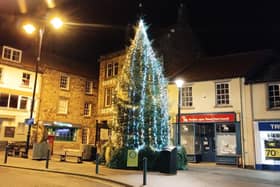 The Berwick Rotary Club tree on Marygate. Picture by Tim Barnsley.