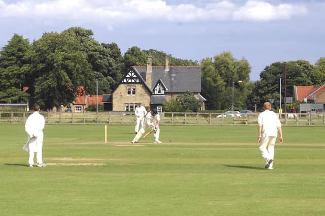 Cricket at Warkworth.