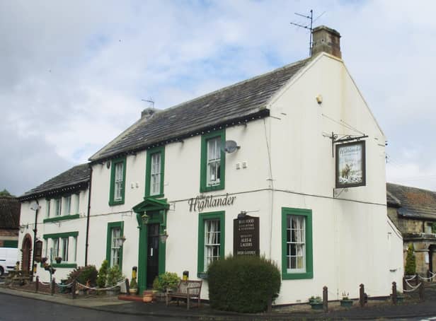 The Highlander in Belsay pictured when it was open.