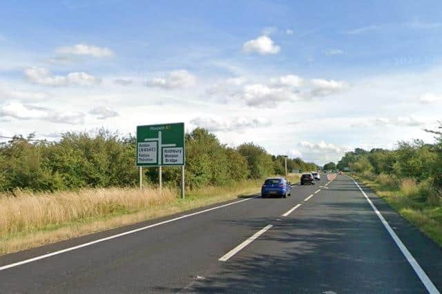 The A1 near Felton.