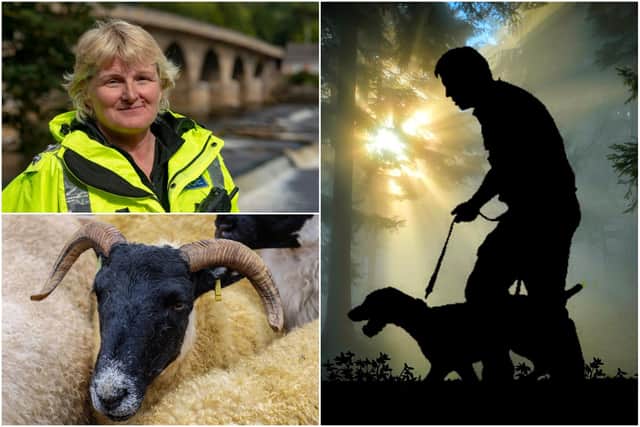 Neighbourhood Inspector Pam Bridges has asked people to be vigilant after reports of poachers and dog walkers worrying sheep in Northumberland.
