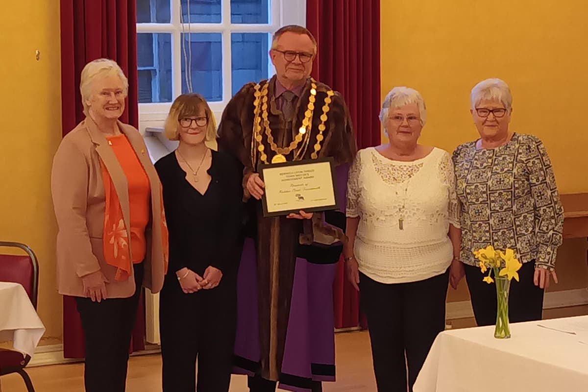 Individuals and organisations honoured at Berwick Town Council Mayor's Awards 