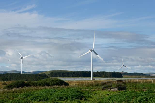 Barmoor Wind Farm, near Lowick. Picture by Jane Coltman