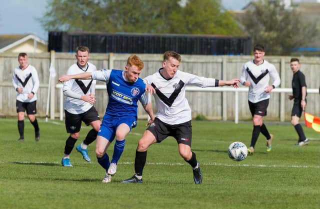 Action from the Ashington v Thornaby game on Saturday. Picture by Ian Brodie.