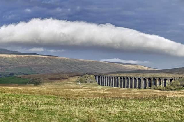 A section of Shelf Cloud at Ribblehead by Paul Appleby.