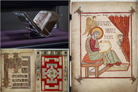 The Lindisfarne Gospels. Picture: British Library Board