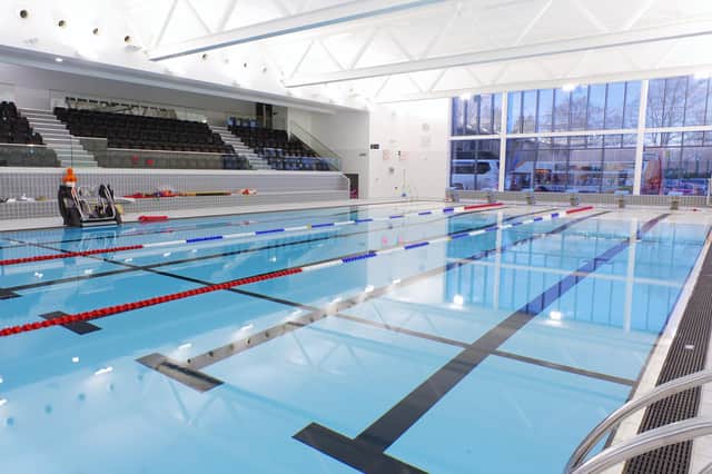 One of the swimming pools at the new Ponteland Leisure Centre.