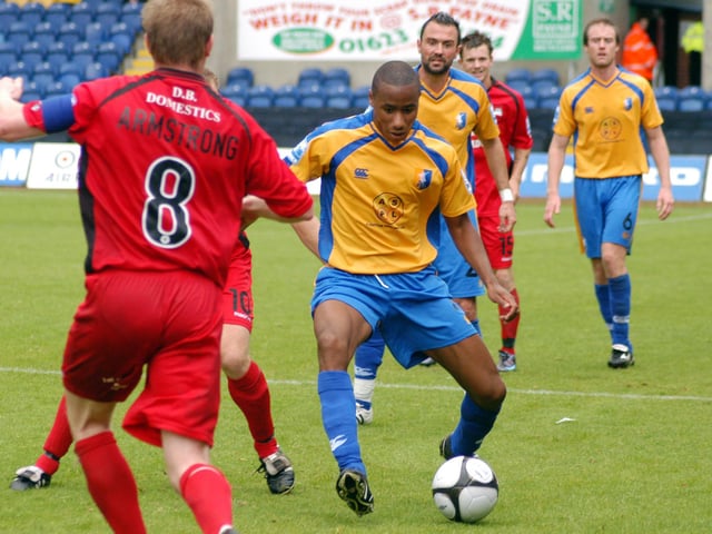 D'Laryea had initially been on loan with Mansfield, impressing enough to earn a permanent deal on Deadline Day and going on to play over 150 times for Stags. He's still playing, now with AFC Mansfield.