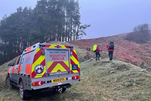 A photo shared by Northumberland National Park Mountain Rescue Team following the call out.